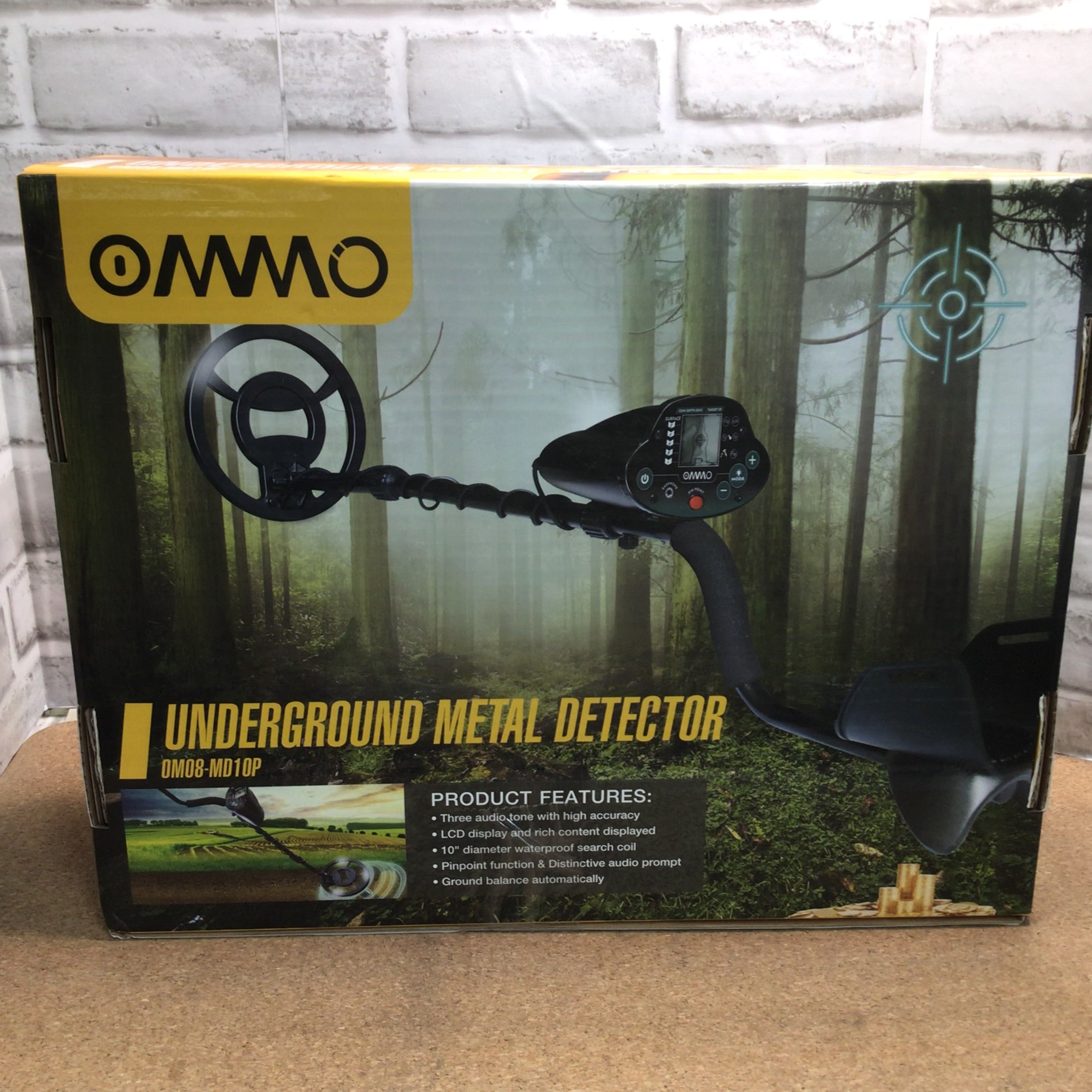 OMMO Metal Detector for Adults & Kids, High Accuracy Adjustable Waterproof Metal (7953793876206)